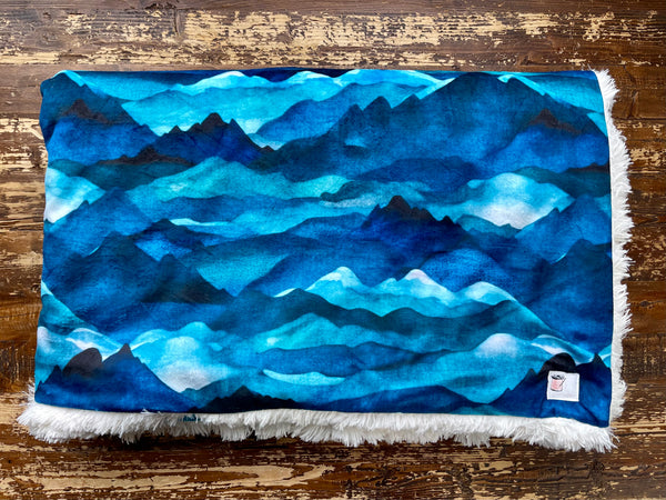 Adult Blue Mountains Minky Fur Blanket