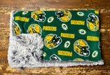 Adult XL Football Fleece Fur Blanket