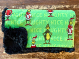 Adult Grinch Fleece Fur Blanket