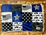 Toddler Sheriff Minky Fur Blanket