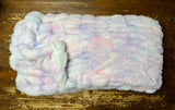 Adult Enzo Purple Mix Minky on Minky Blanket