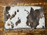 Adult Pony Cowhide Minky on Fur Blanket