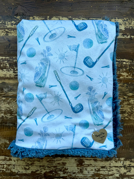 Mini Baby Little Caddy Minky Fur Blanket