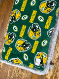 Adult XL Football Fleece Fur Blanket