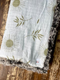 Toddler Green Leaf Embrace and Fur Blanket