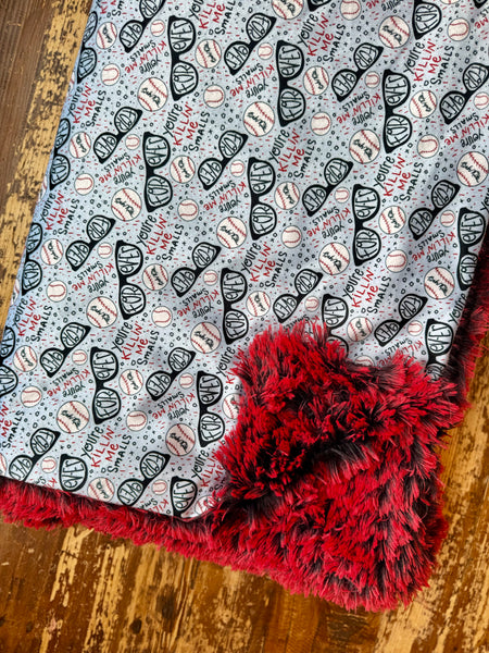 Adult Minky Sandlot Dreams Fur Blanket