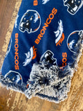 Adult Broncos Fleece Fur Blanket