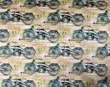 Adult Motorcycle Minky Fur Blanket