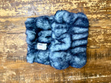 Minky Enzo Blue Fur Lovey Blanket