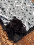 Adult Minky Slapshot Fur Blanket