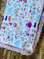 Toddler Princess Minky Fur Blanket