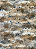 Adult Tan Rabbit Minky Fur Blanket