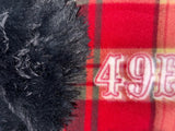 Adult 49ers Fleece Fur Blanket