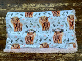 Baby Highland Cow Minky Fur Blanket