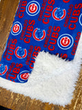 Adult XL Baseball Fleece Fur Blanket