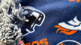 Adult Broncos Fleece Fur Blanket