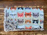 Toddler Cool Cats Minky Fur Blanket