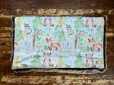 Mini Baby Woodland Animal Minky Fur Blanket