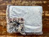 Baby Dotted Luxe Minky Fur Blanket