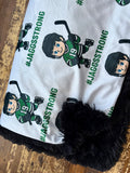 PRE-ORDER Toddler #JAGGSSTRONG Minky Fur Blanket