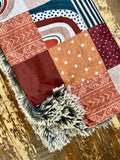 Baby Rainbow Minky Fur Blanket