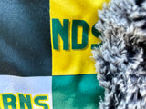 Pre Order Toddler NDSU Horns Up Minky Fur Blanket