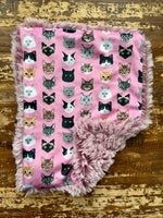 Minky Fur Lovey Blanket