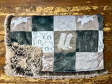 Toddler Western Minky Fur Blanket