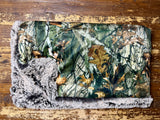 Adult Camouflage Minky Fur Blanket