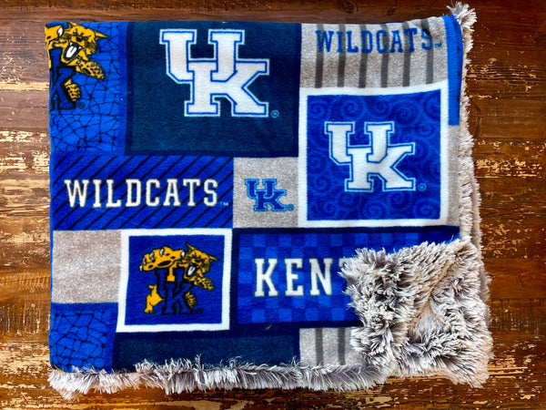 SALE Toddler Kentucky Fleece Fur Blanket