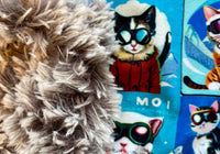 Adult Cool Cat Minky Fur Blanket