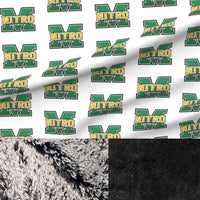 Adult Mandan Nitro Softball Softball Minky Fur Blanket