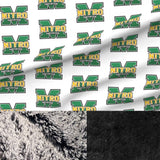 Adult Mandan Nitro Softball Softball Minky Fur Blanket