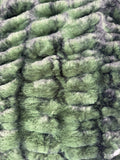 Mini Baby Green Enzo Minky Fur Blanket