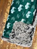 Toddler Buffalo Minky Fur Blanket