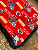 Adult Football Fleece Fur Blanket