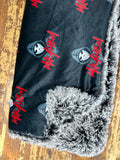 SALE Travel Mandan Mayhem Minky Fur Blanket