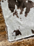 Mini Baby Cowhide Minky Fur Blanket