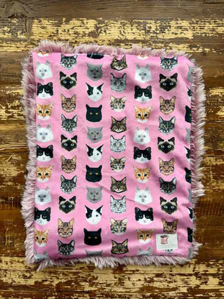 Minky Fur Lovey Blanket