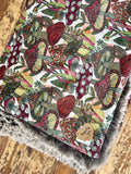 Adult Mushrooms Minky Fur Blanket