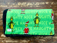 Adult Green Grinch Fleece Fur Blanket