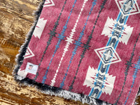 Aztec Flannel Fur Car Seat Blanket