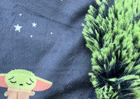 Adult Baby Yoda Minky Fur Blanket