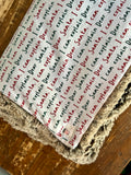 Adult Santa Letter Minky Fur Blanket