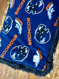 Adult XL Football Fleece Fur Blanket