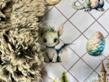 Toddler Dragon Minky Fur Blanket
