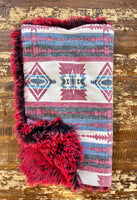 Aztec Flannel Fur Car Seat Blanket