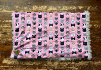 Mini Baby Kitty Cat Minky Fur Blanket