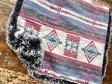 Aztec Flannel Fur Car Seat Blanket