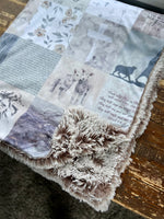 Adult Faith Minky Fur Blanket